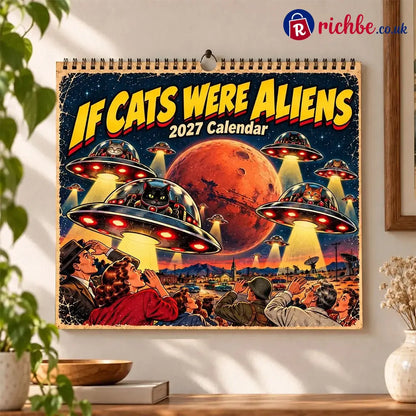 👽🐱If Cats Were Aliens 2027 Calendar