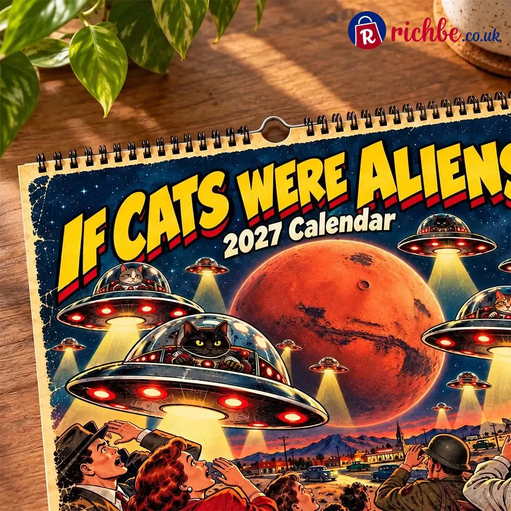 👽🐱If Cats Were Aliens 2027 Calendar