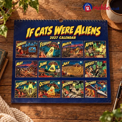 👽🐱If Cats Were Aliens 2027 Calendar