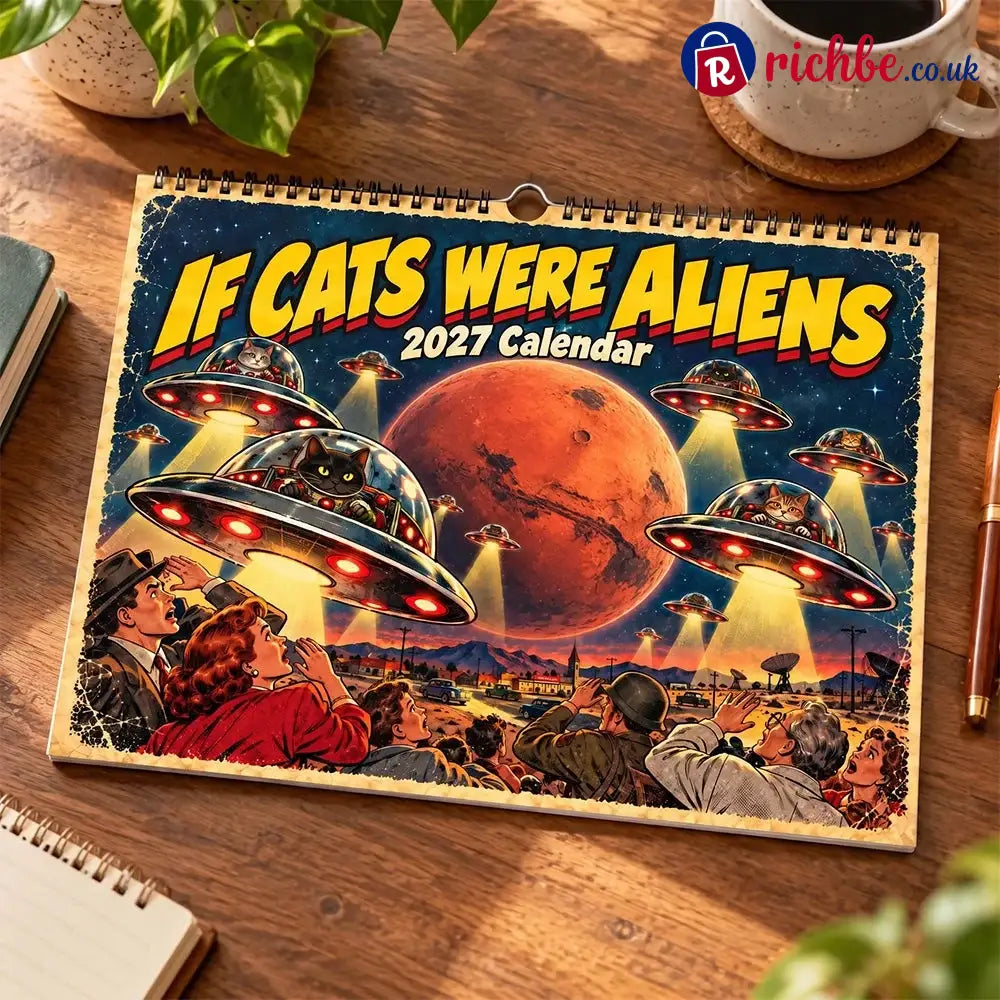 👽🐱If Cats Were Aliens 2027 Calendar