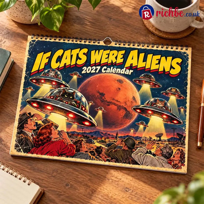 👽🐱If Cats Were Aliens 2027 Calendar
