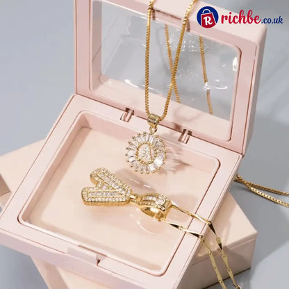 🔥Initial Letter Pendant Necklaces - 2 Pack