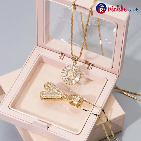 🔥Initial Letter Pendant Necklaces - 2 Pack