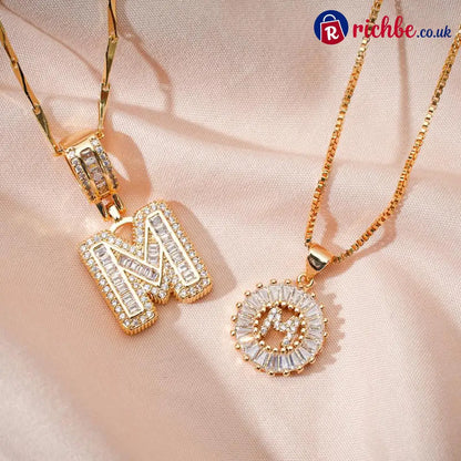 🔥Initial Letter Pendant Necklaces - 2 Pack