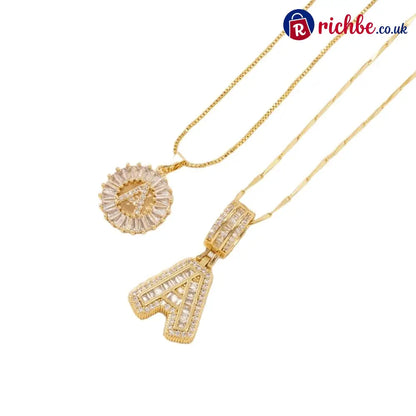 🔥Initial Letter Pendant Necklaces - 2 Pack