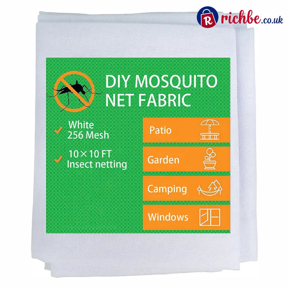 Insect Netting Mesh for Garden and Patio Protection - White / 2.4*4m - Tools & Gadgets
