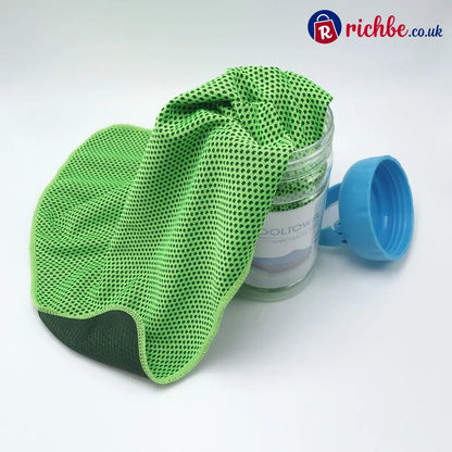 ❄️ Instant Cooling Towel – Quick Dry Sports Towel for Gym Travel & Outdoor Activities - Green - Hot sale