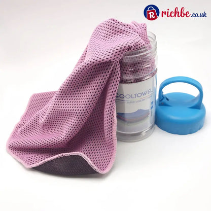❄️ Instant Cooling Towel – Quick Dry Sports Towel for Gym Travel & Outdoor Activities - Pink - Hot sale