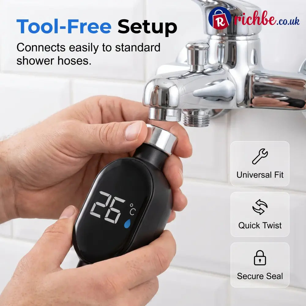 Intelligent Led Shower Thermometer - Buy 1