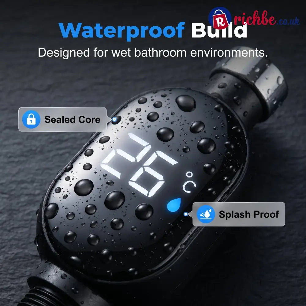 Intelligent Led Shower Thermometer - Buy 1