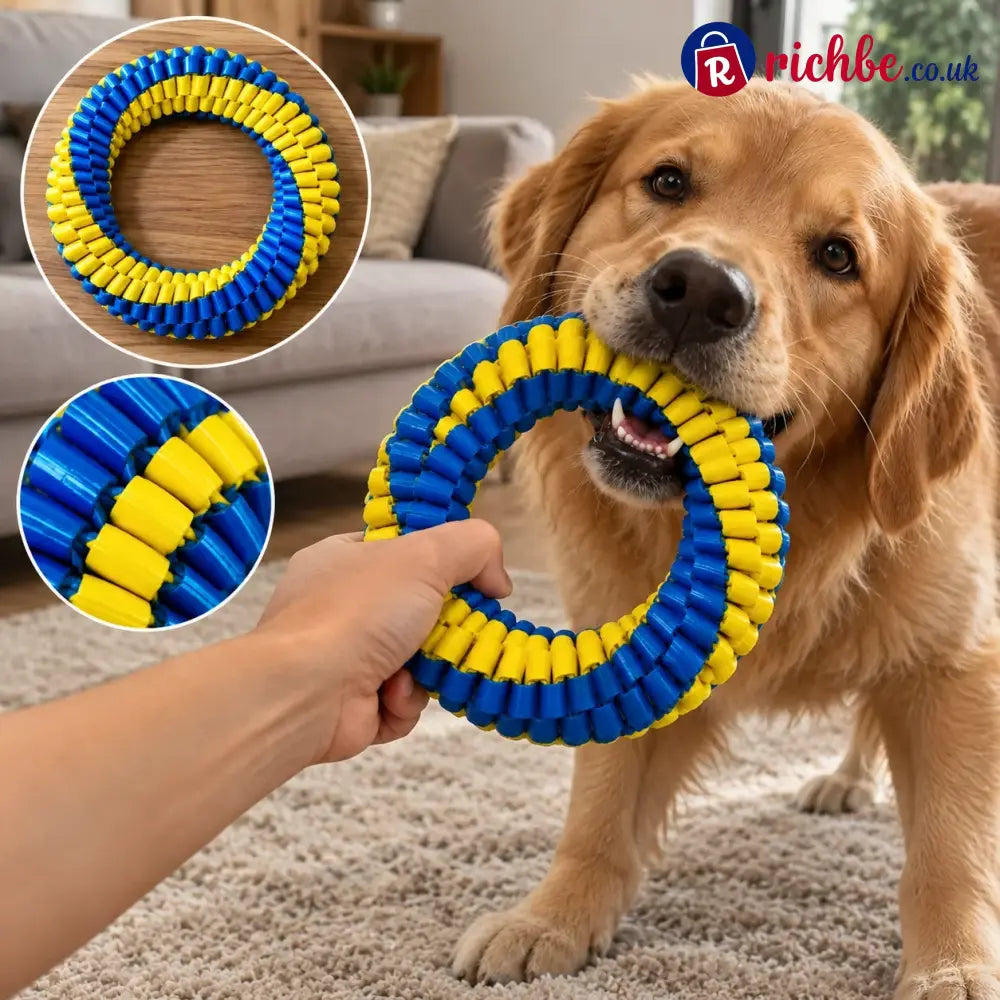 Interactive Nylon Rope Dog Toy 🐶🪢