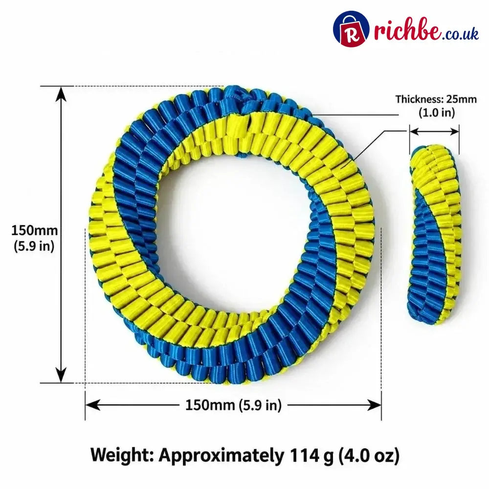 Interactive Nylon Rope Dog Toy 🐶🪢