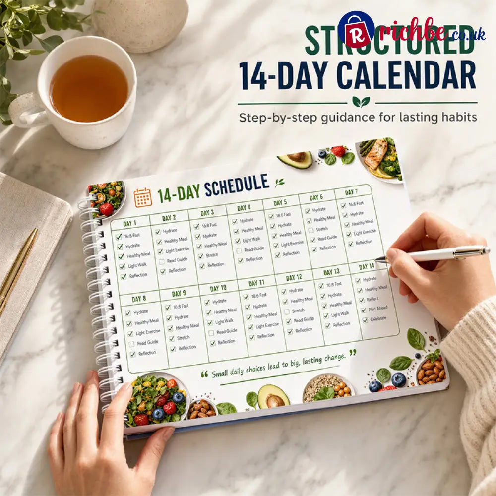 📖🥗 Intermittent Fasting Guide for Beginners – 14-Day Starter Plan with 40+ Recipes - White - Houseware & Kitchen