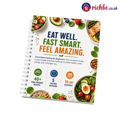 📖🥗 Intermittent Fasting Guide for Beginners – 14-Day Starter Plan with 40+ Recipes - White - Houseware & Kitchen