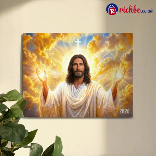 ✝️Jesus Christ Exquisite Images 2026 Wall Calendar -Daily Faith Peace & Divine Inspiration