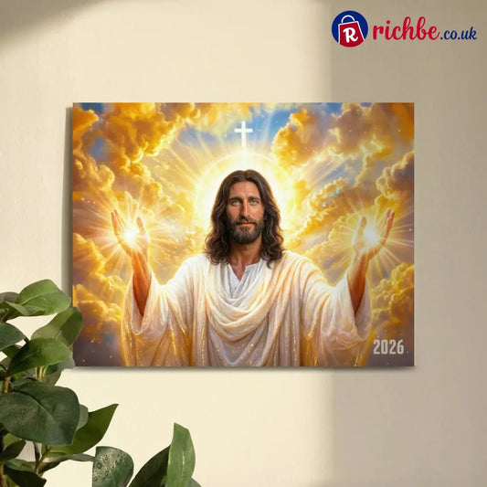 ✝️Jesus Christ Exquisite Images 2026 Wall Calendar -Daily Faith Peace & Divine Inspiration