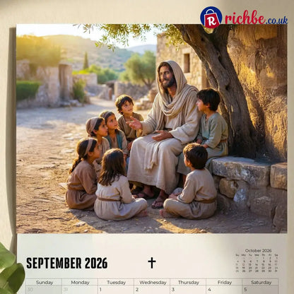 ✝️Jesus Christ Exquisite Images 2026 Wall Calendar -Daily Faith Peace & Divine Inspiration