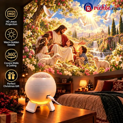 ✝️ Jesus Loves the Little Children 5D Projection Light – Fill Your Home With Christ’s Love & Heavenly Peace