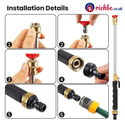 Jet Nozzle Power Washer for Garden Hose