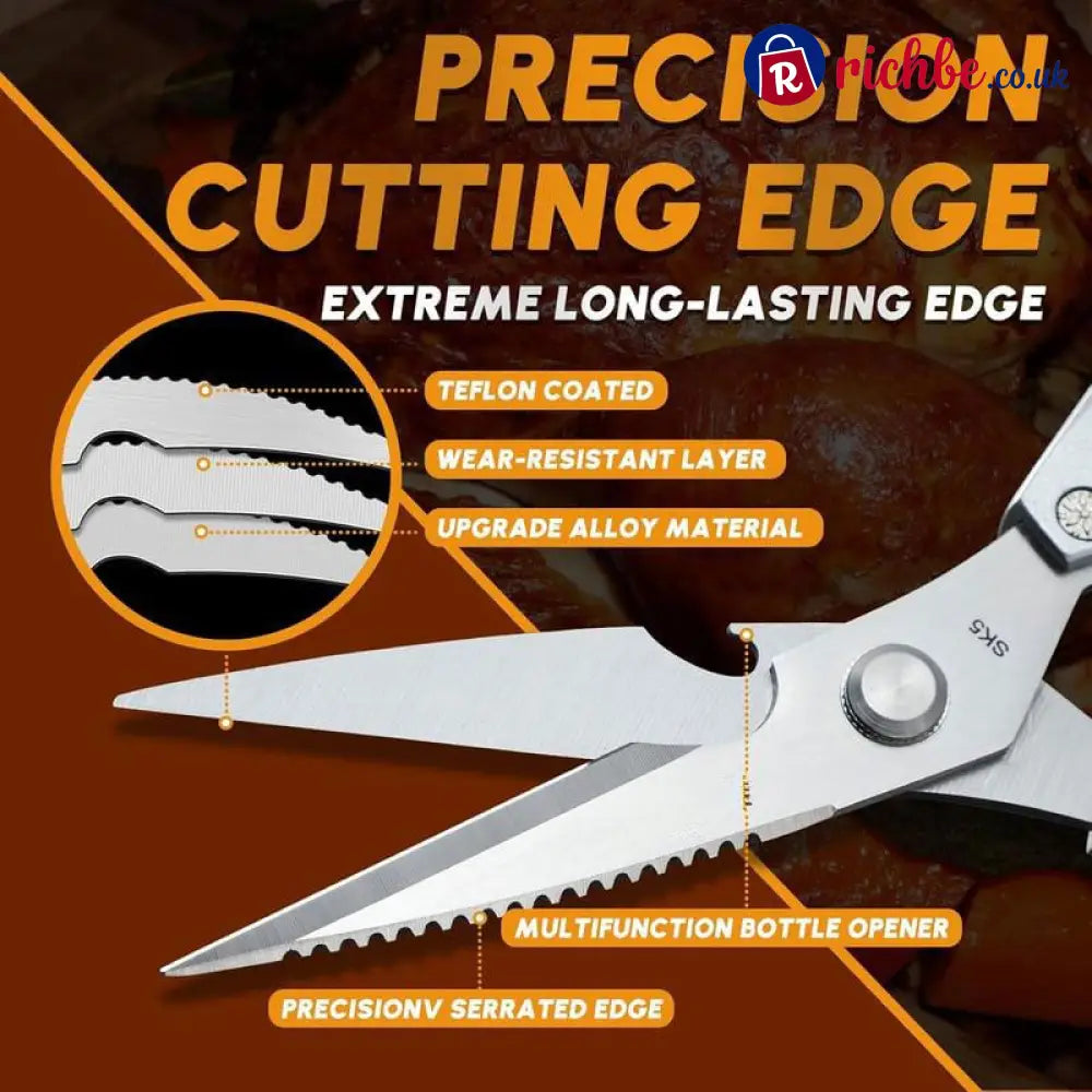 Kitchen Scissors All Purpose - Stainless Steel Kitchen Shears