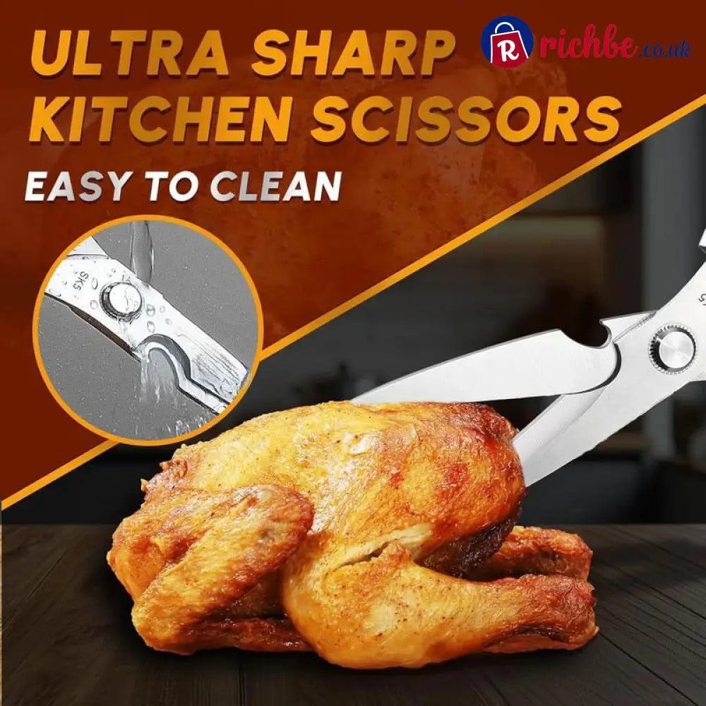 Kitchen Scissors All Purpose - Stainless Steel Kitchen Shears