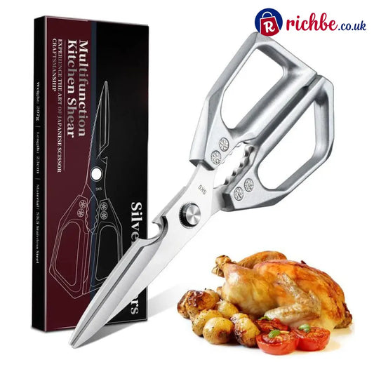 Kitchen Scissors All Purpose - Stainless Steel Kitchen Shears - Plastic