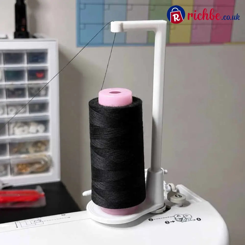 🧵Large Capacity Thread Spool Stand🪡(Compatible With Most Sewing Machines In Markets) - BUY 1 GET 1 FREE (2PCS) / White