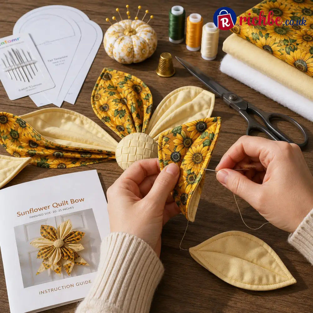Large Patchwork Bow Sewing Kit - 2