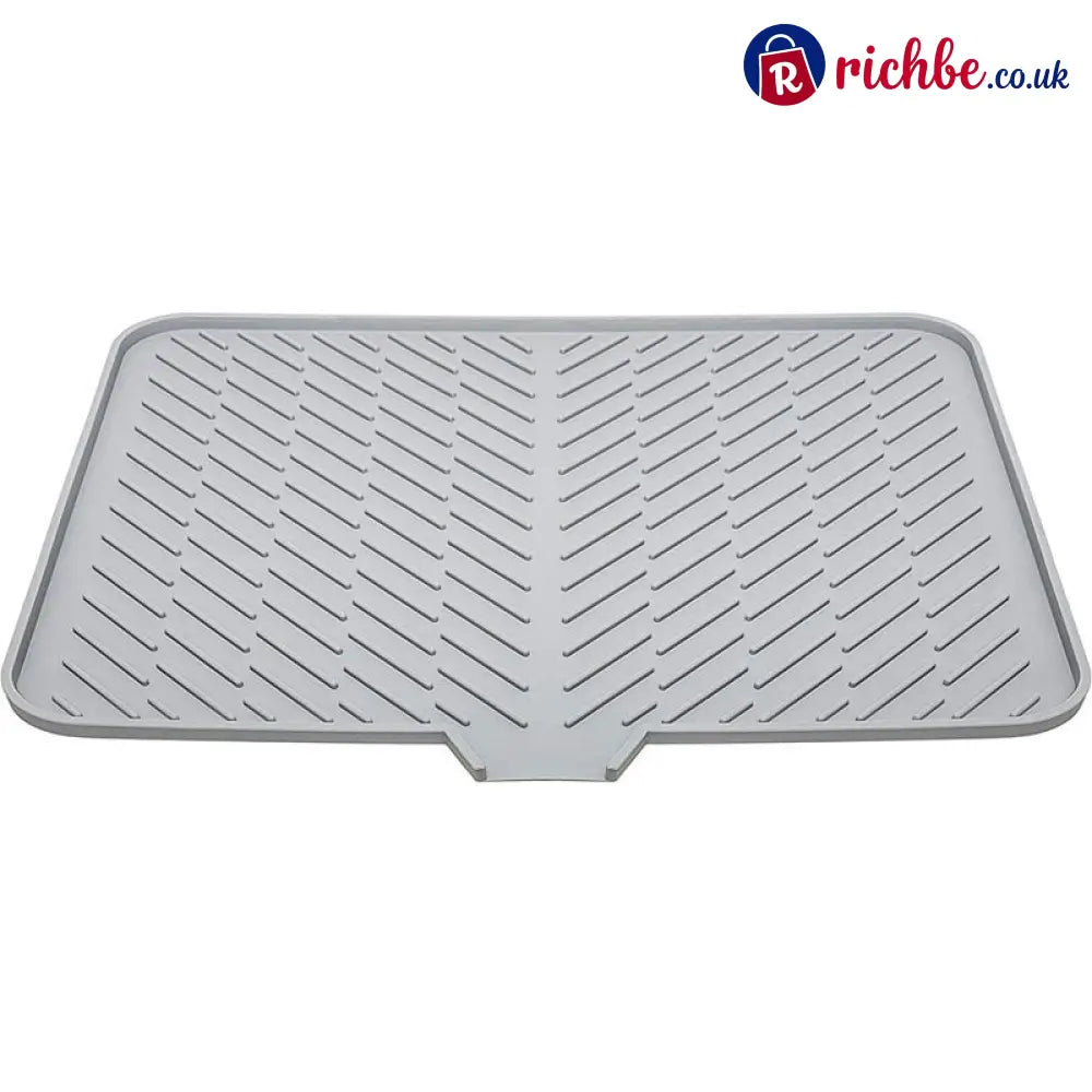 Large Size Silicone Drying Mat with Drain Lip - Gray / 40×30cm(15.75×12.20 in) / Buy 1 - Houseware & Kitchen