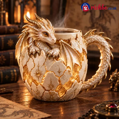 ⏳ Last Day 48% OFF – 🐉 Dragonbound Realms™ Sculpted Dragon Mug Collection | 6 Fantasy Realm Designs with Raised 3D