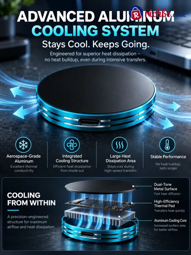 🔥 LAST DAY 48% OFF-Magnetic Portable SSD – Anti-Lost External Solid State Drive