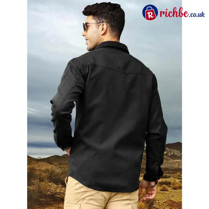 ⭐LAST DAY 48% OFF-Men’s Flannel Lined Shacket Jacket