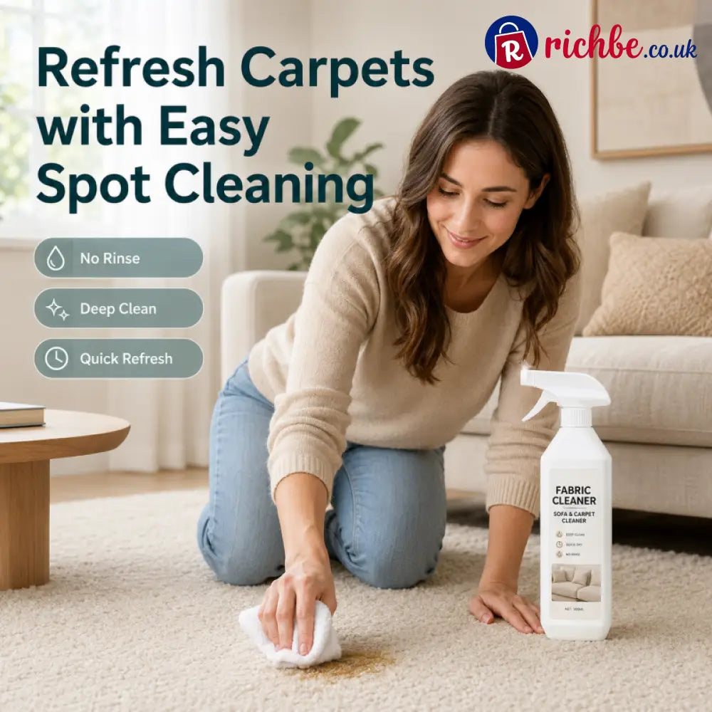 ⏰LAST DAY 48% OFF -Waterless Fabric & Upholstery Cleaner Spray - 500ml (16.9 fl oz) / Buy 1 - Houseware & Kitchen
