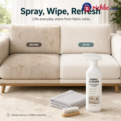 ⏰LAST DAY 48% OFF -Waterless Fabric & Upholstery Cleaner Spray - 500ml (16.9 fl oz) / Buy 1 - Houseware & Kitchen