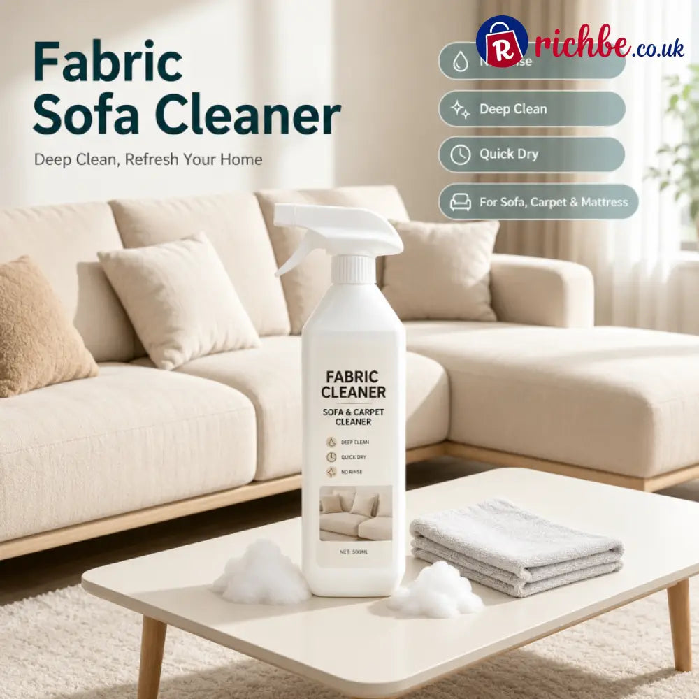⏰LAST DAY 48% OFF -Waterless Fabric & Upholstery Cleaner Spray - 500ml (16.9 fl oz) / Buy 1 - Houseware & Kitchen