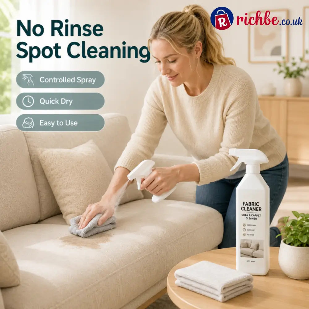 ⏰LAST DAY 48% OFF -Waterless Fabric & Upholstery Cleaner Spray - 500ml (16.9 fl oz) / Buy 1 - Houseware & Kitchen