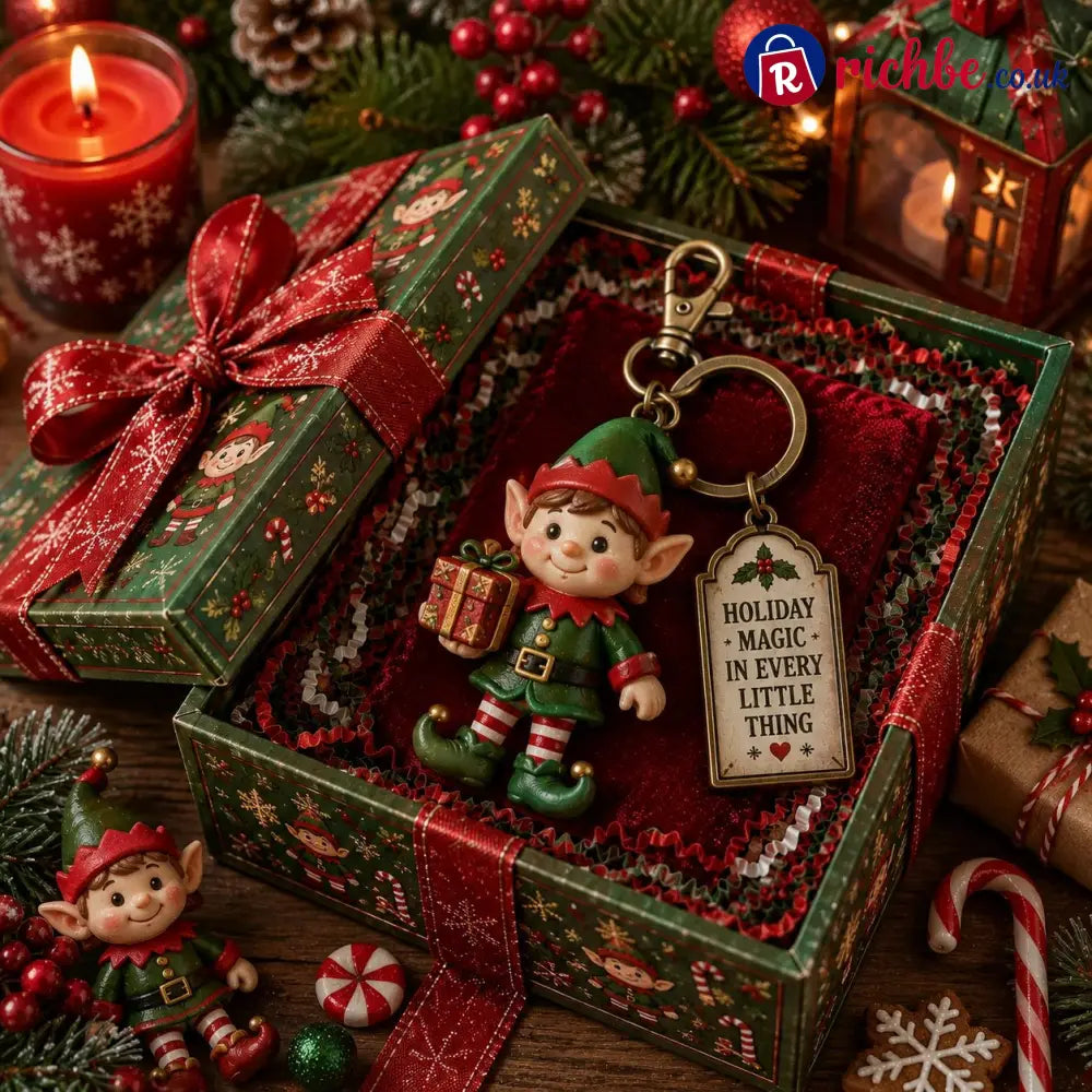 🔥Last Day 49% OFF🎄 2026 Christmas Character Keychain Gift Box🎁 - Christmas Elf / ⚡Super fast delivery ⚡On Sale & Quick