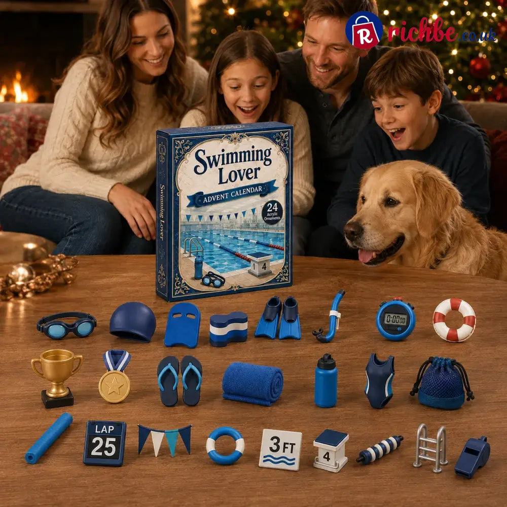 ⏳ Last Day 49% OFF – 🏊 24 Days of Swim-Life Advent Calendar | 24 Swimming-Inspired Acrylic Charms 💦 - Best Sellers