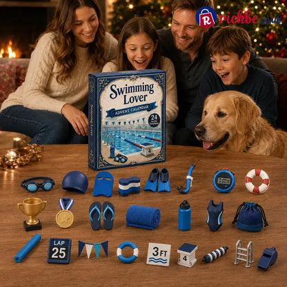 ⏳ Last Day 49% OFF – 🏊 24 Days of Swim-Life Advent Calendar | 24 Swimming-Inspired Acrylic Charms 💦 - Best Sellers