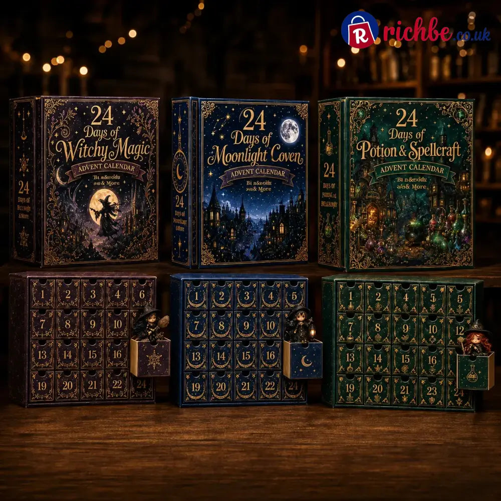 🧙‍♀️ LAST DAY 49% OFF – 24 Days Of Witchy Surprises Advent Calendar | 24 Unique Collectible Witches with Magical Themes, Mini Figures & Fantasy Display Collection ✨