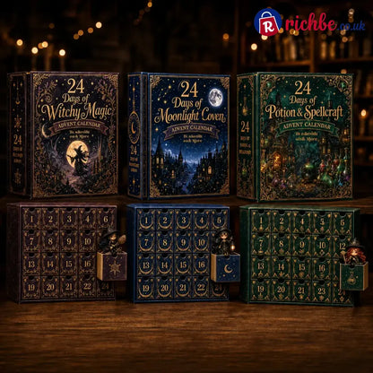 🧙‍♀️ LAST DAY 49% OFF – 24 Days Of Witchy Surprises Advent Calendar | 24 Unique Collectible Witches with Magical Themes, Mini Figures & Fantasy Display Collection ✨