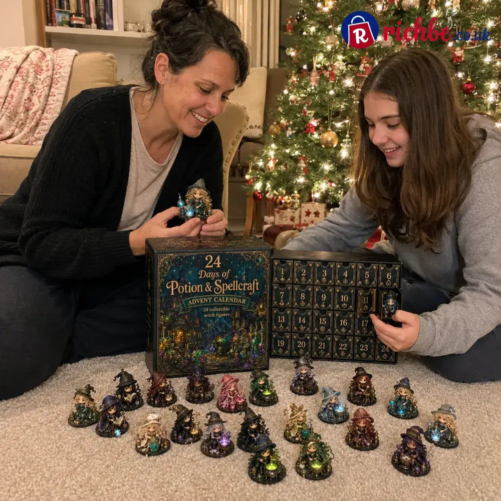 🧙‍♀️ LAST DAY 49% OFF – 24 Days Of Witchy Surprises Advent Calendar | 24 Unique Collectible Witches with Magical Themes, Mini Figures & Fantasy Display Collection ✨