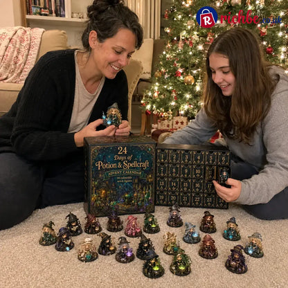 🧙‍♀️ LAST DAY 49% OFF – 24 Days Of Witchy Surprises Advent Calendar | 24 Unique Collectible Witches with Magical Themes, Mini Figures & Fantasy Display Collection ✨