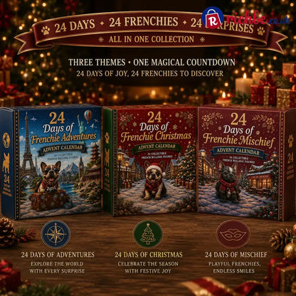 ⏳ Last Day 49% OFF – 🐶 24-Day French Bulldog Christmas Advent Calendar | 24 Unique Collectible Frenchie Characters with Different Outfits, Personalities & Daily Holiday Surprises 🎄✨