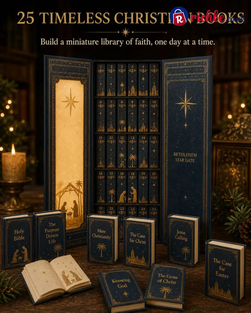 🎁Last Day 49% OFF-✦ 📖 25-Day Christian Mini Book Advent Calendar 🎄 ✦ - All Collections