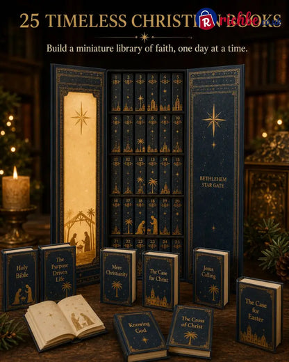 🎁Last Day 49% OFF-✦ 📖 25-Day Christian Mini Book Advent Calendar 🎄 ✦ - All Collections