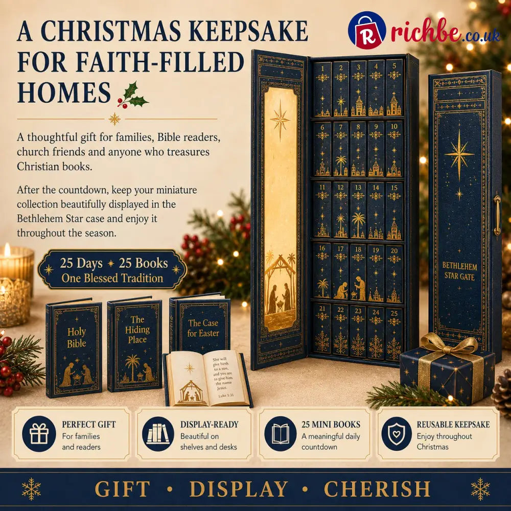 🎁Last Day 49% OFF-✦ 📖 25-Day Christian Mini Book Advent Calendar 🎄 ✦ - All Collections