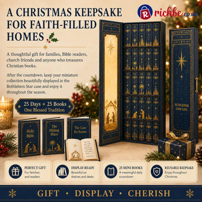 🎁Last Day 49% OFF-✦ 📖 25-Day Christian Mini Book Advent Calendar 🎄 ✦ - All Collections