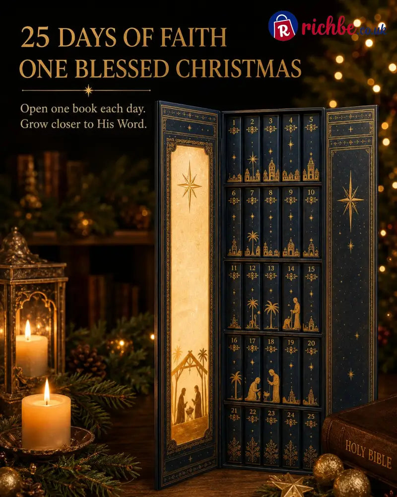 🎁Last Day 49% OFF-✦ 📖 25-Day Christian Mini Book Advent Calendar 🎄 ✦ - All Collections