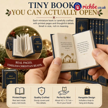 🎁Last Day 49% OFF-✦ 📖 25-Day Christian Mini Book Advent Calendar 🎄 ✦ - All Collections